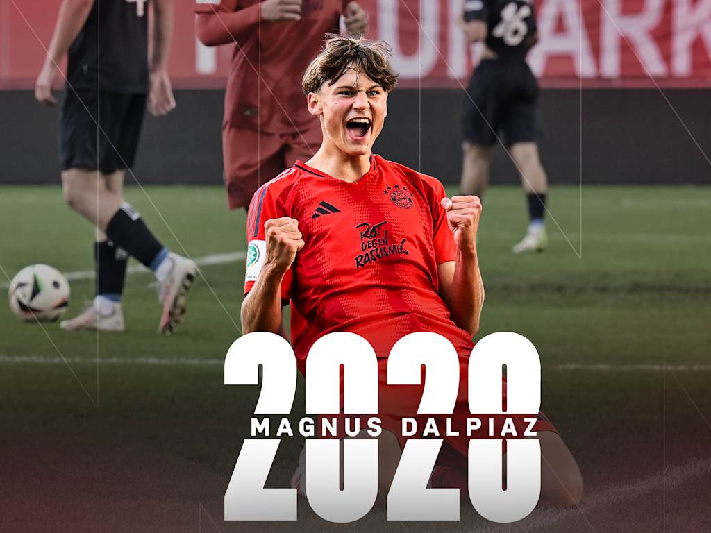 Magnus Dalpiaz hat seinen Vertrag beim FC Bayern verlängert.