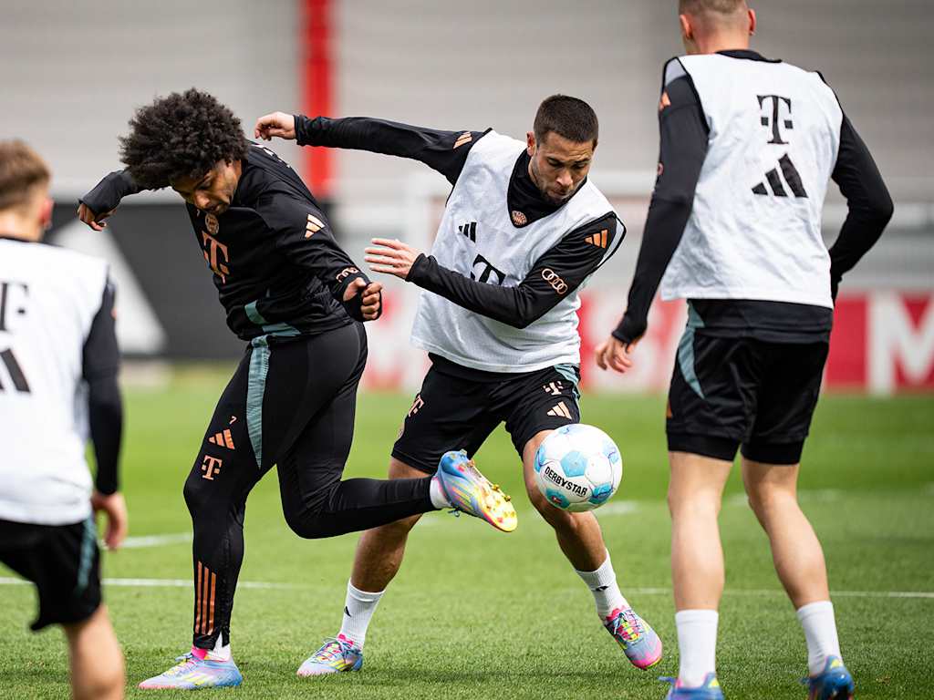 Das Training des FC Bayern vor dem Bundesliga-Heimspiel gegen den 1. FC Heidenheim
