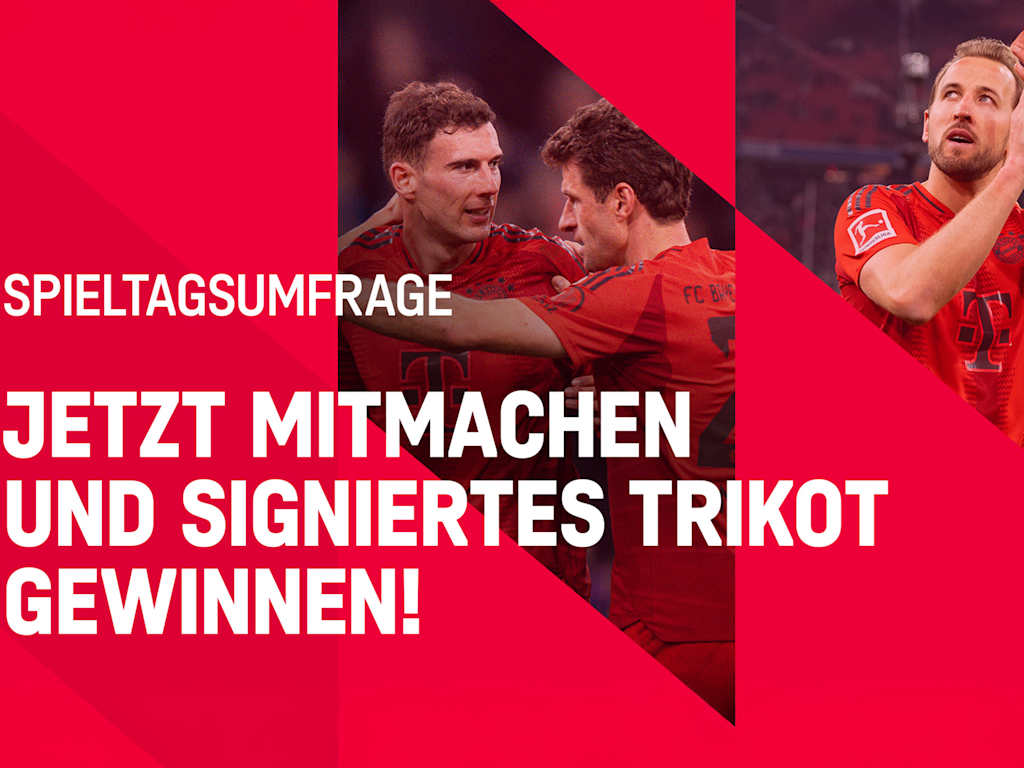 Spieltagsumfrage: Jetzt mitmachen und signiertes Trikot gewinnen!