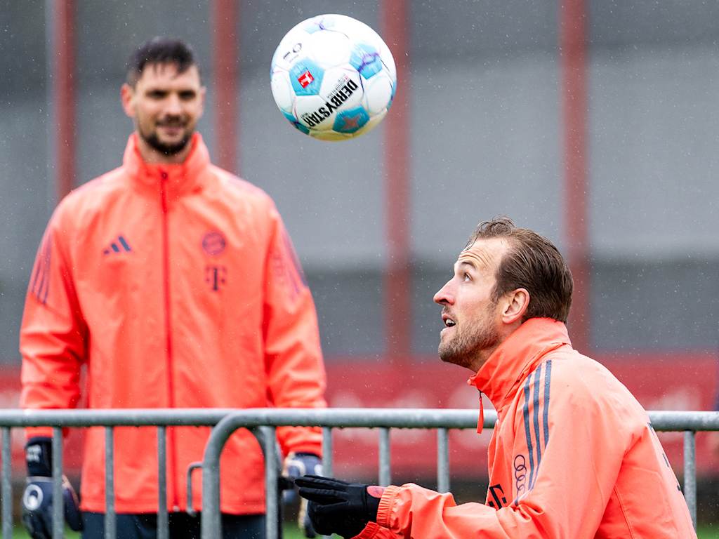Spieler des FC Bayern im Training