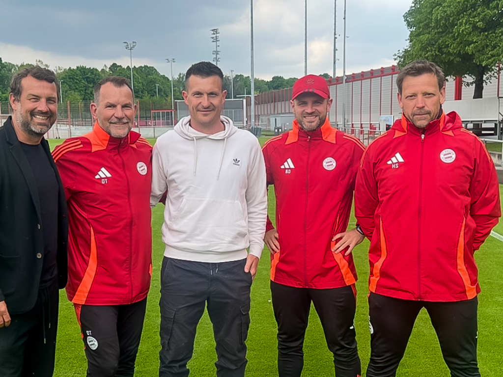 Das Trainerteam der FC Bayern Amateure.