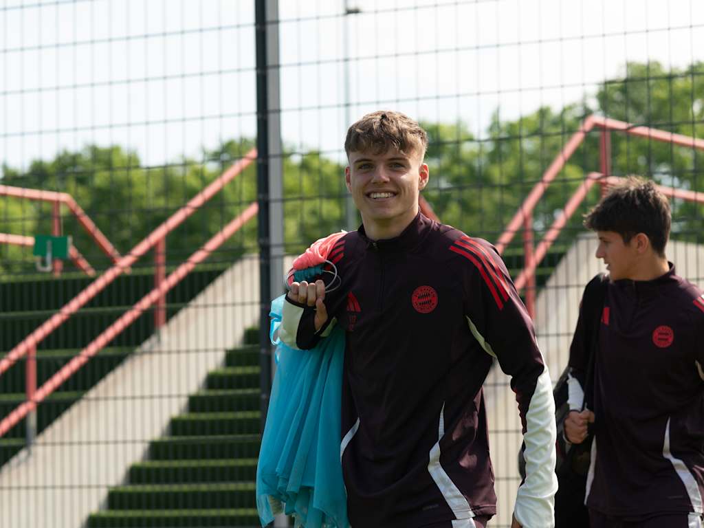 Training der FC Bayern U17 vor dem Achtelfinale gegen Dortmund.