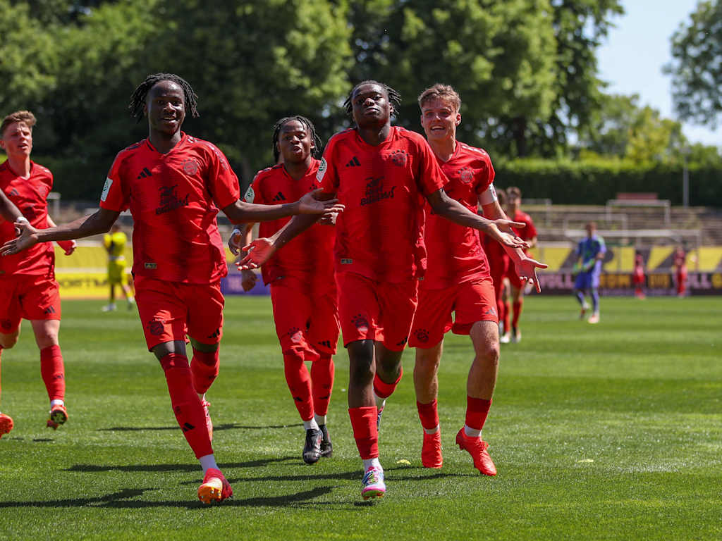 Jubel bei der FCB-U17.