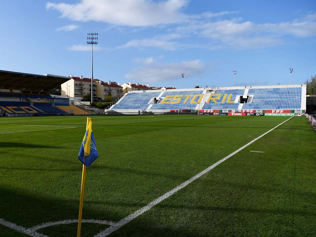 Das Estádio António Coimbra da Mota in Estoril bei Lissabon.