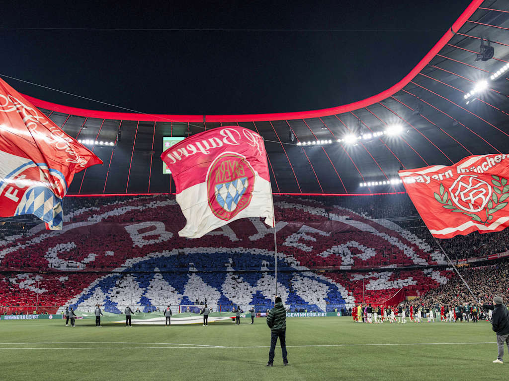 Birds-eye view of the Allianz Arena