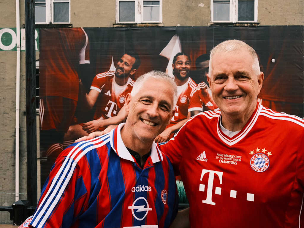 Keith and Jeff cheered on FC Bayern in their opening game of the Club World Cup against Auckland City.