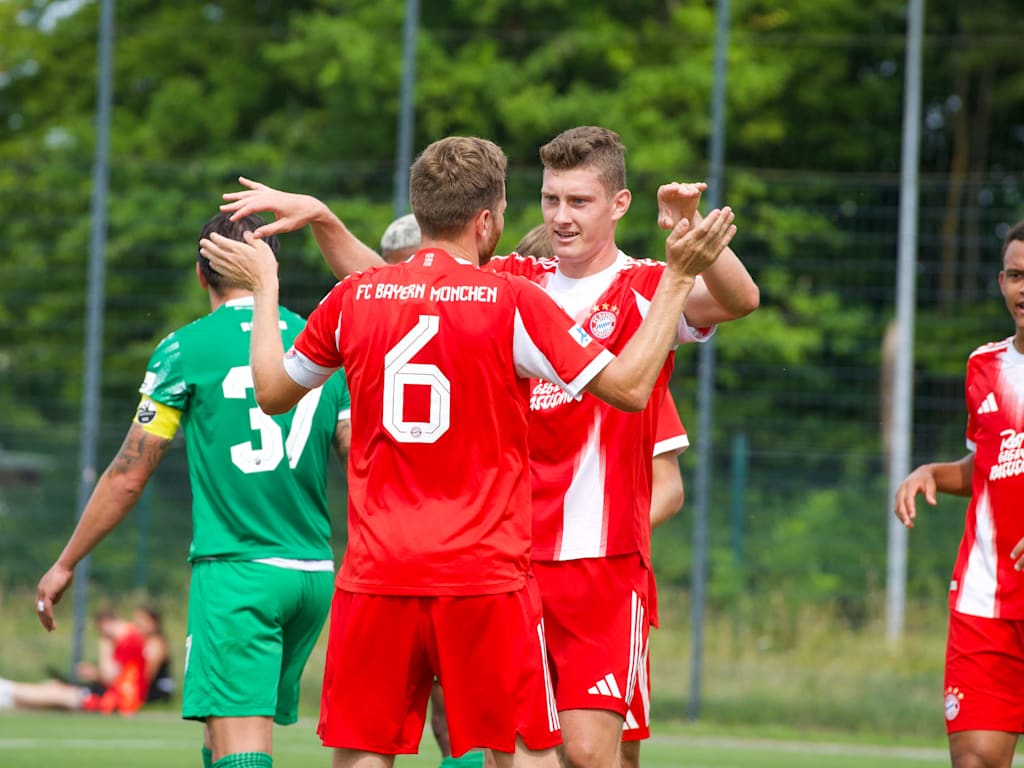 Benno Schmitz und David Heindl von den FC Bayern Amateuren