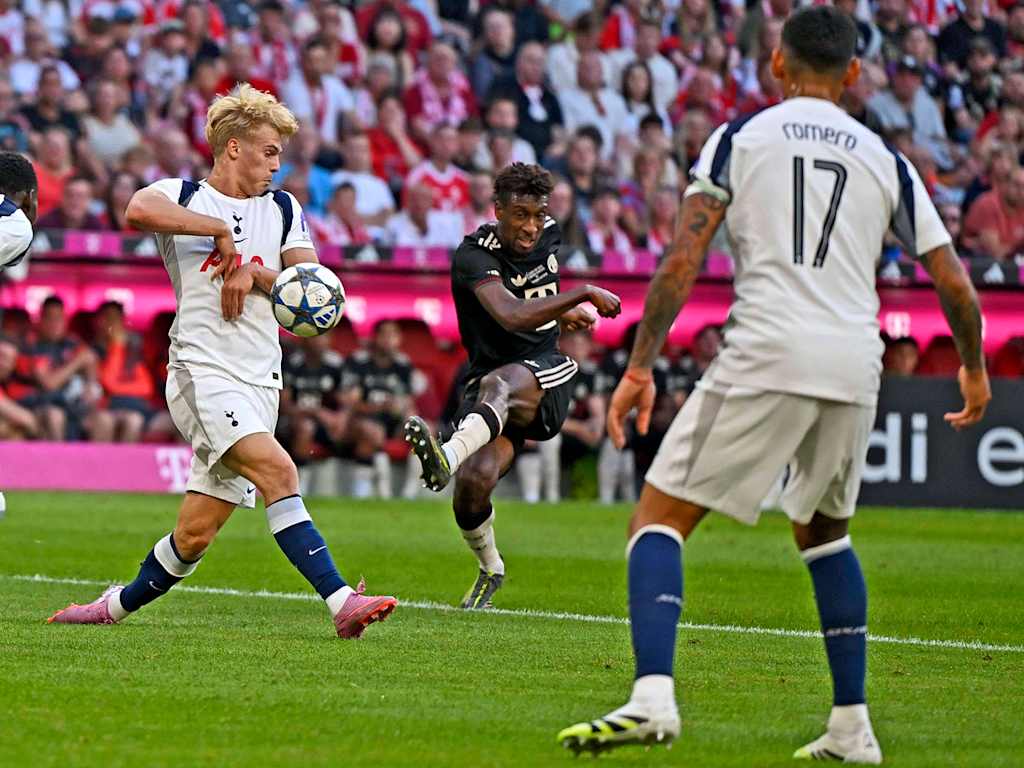 Scene from the friendly FC Bayern vs. Tottenham Hotspur