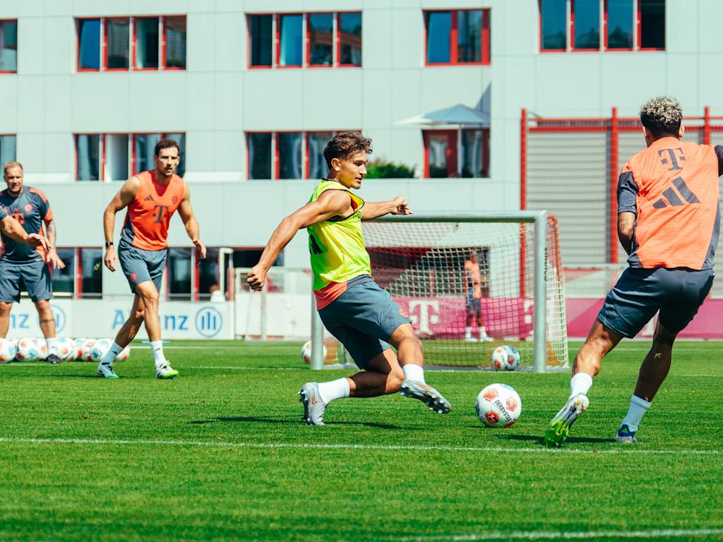 Tom Bischof im Training an der Säbener Straße
