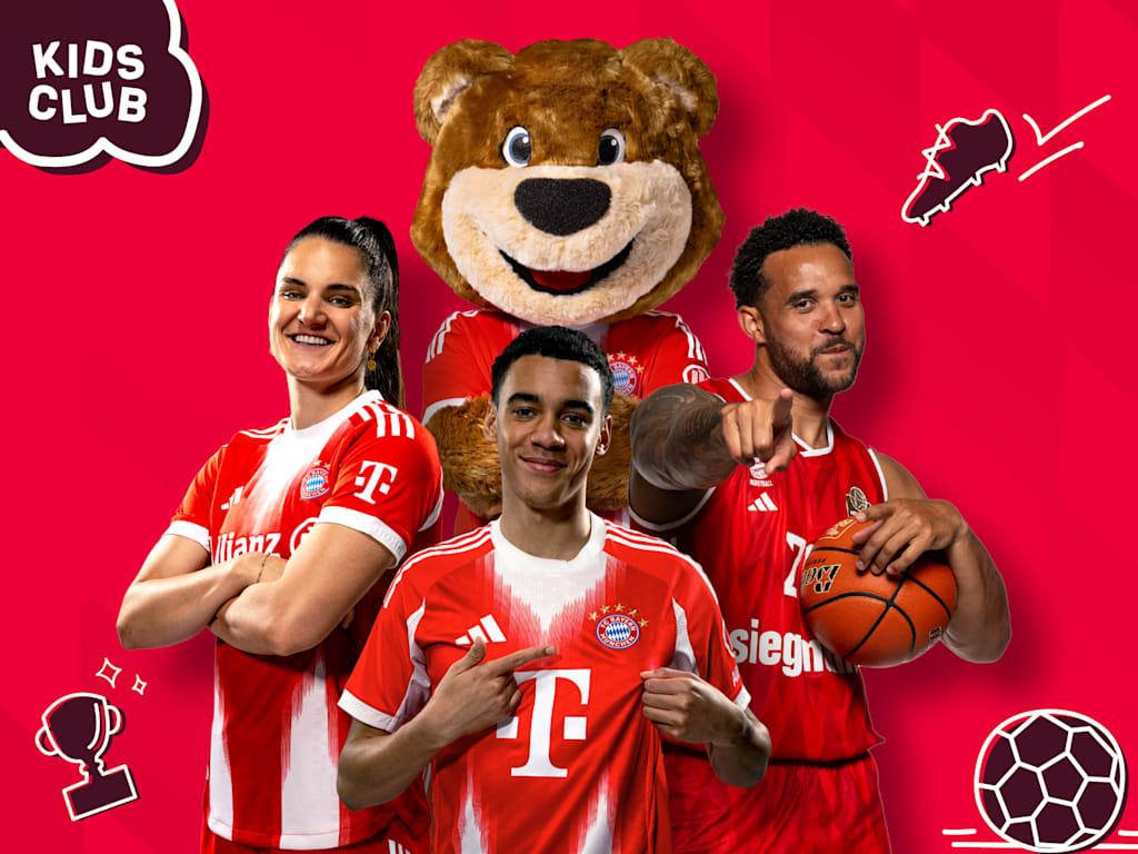 Grafik von Berni mit Jovana Damnjanović, Jamal Musiala und Elias Harris.