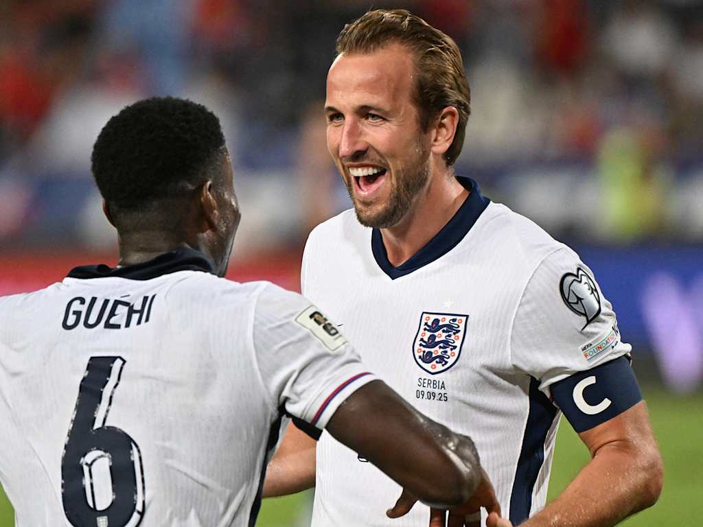 Harry Kane Marc Guehi England Serbia