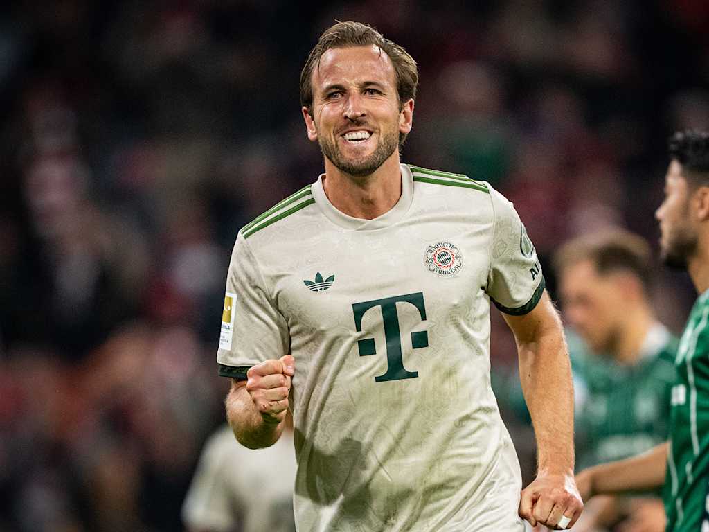 Harry Kane after scoring the penalty