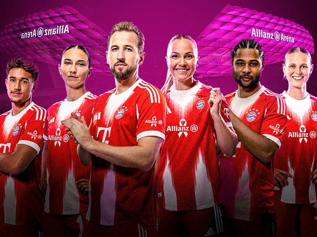 FC Bayern pink Allianz Arena