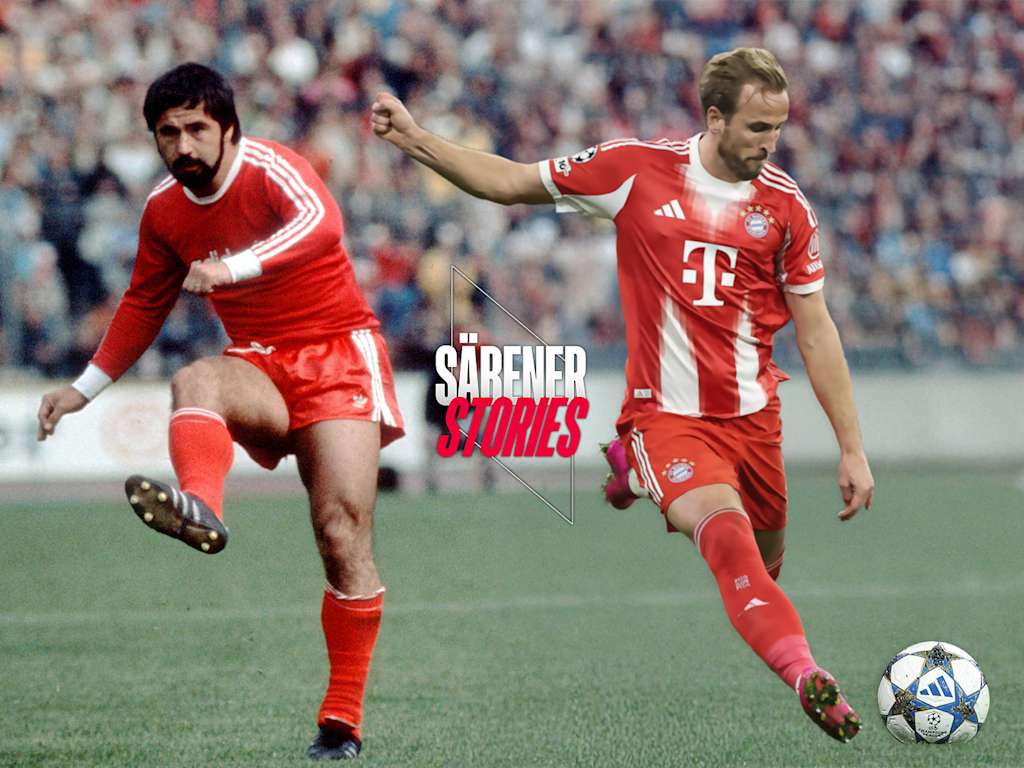 Gerd Müller und Harry Kane – sie wären das perfekte Bayern-Sturmduo gewesen.