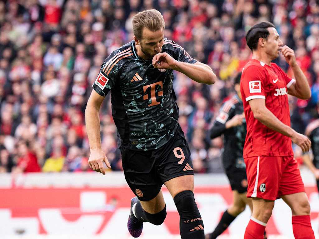 Harry Kane celebrates