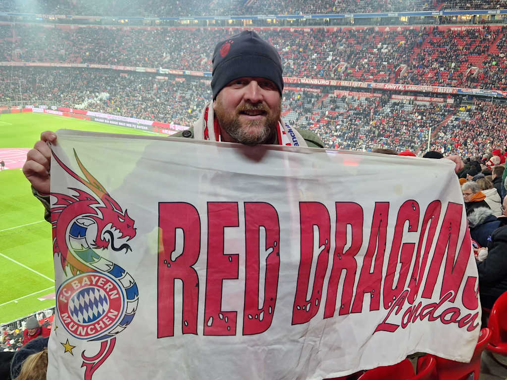 Aus London in München: Die „Red Dragons London“ um Paul Wheeler.
