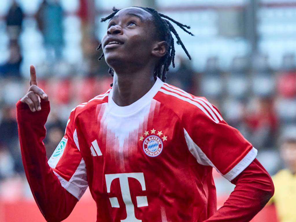 Aviel Hentcho Nseke beim Torjubel