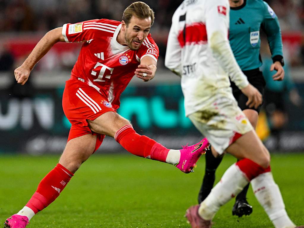 Harry Kane beim Spiel gegen den VfB Stuttgart.