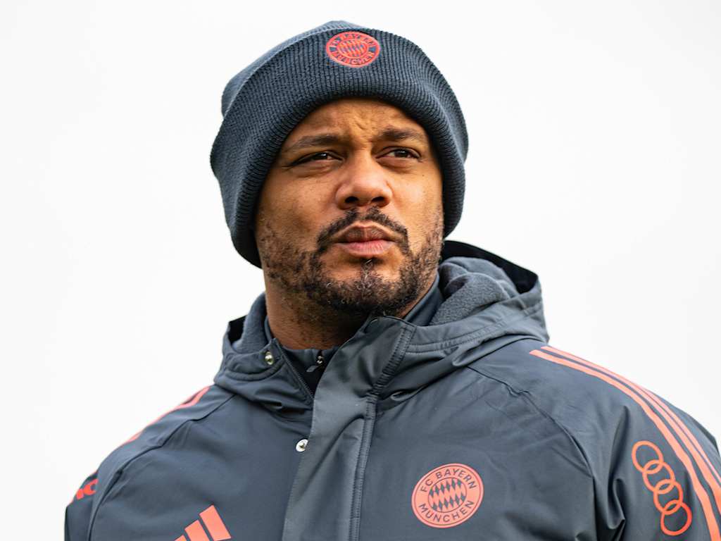 Vincent Kompany in FC Bayern training