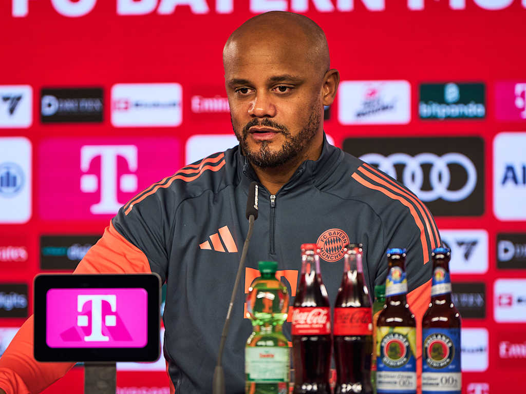 Vincent Kompany in FC Bayern training