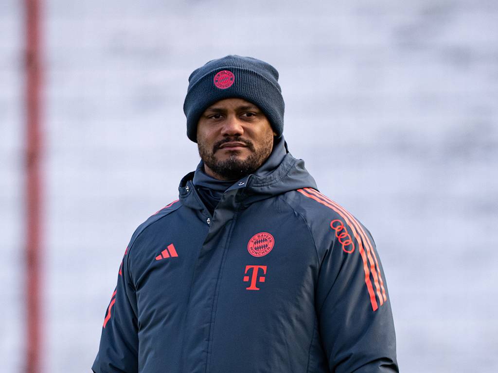 Vincent Kompany im Training des FC Bayern