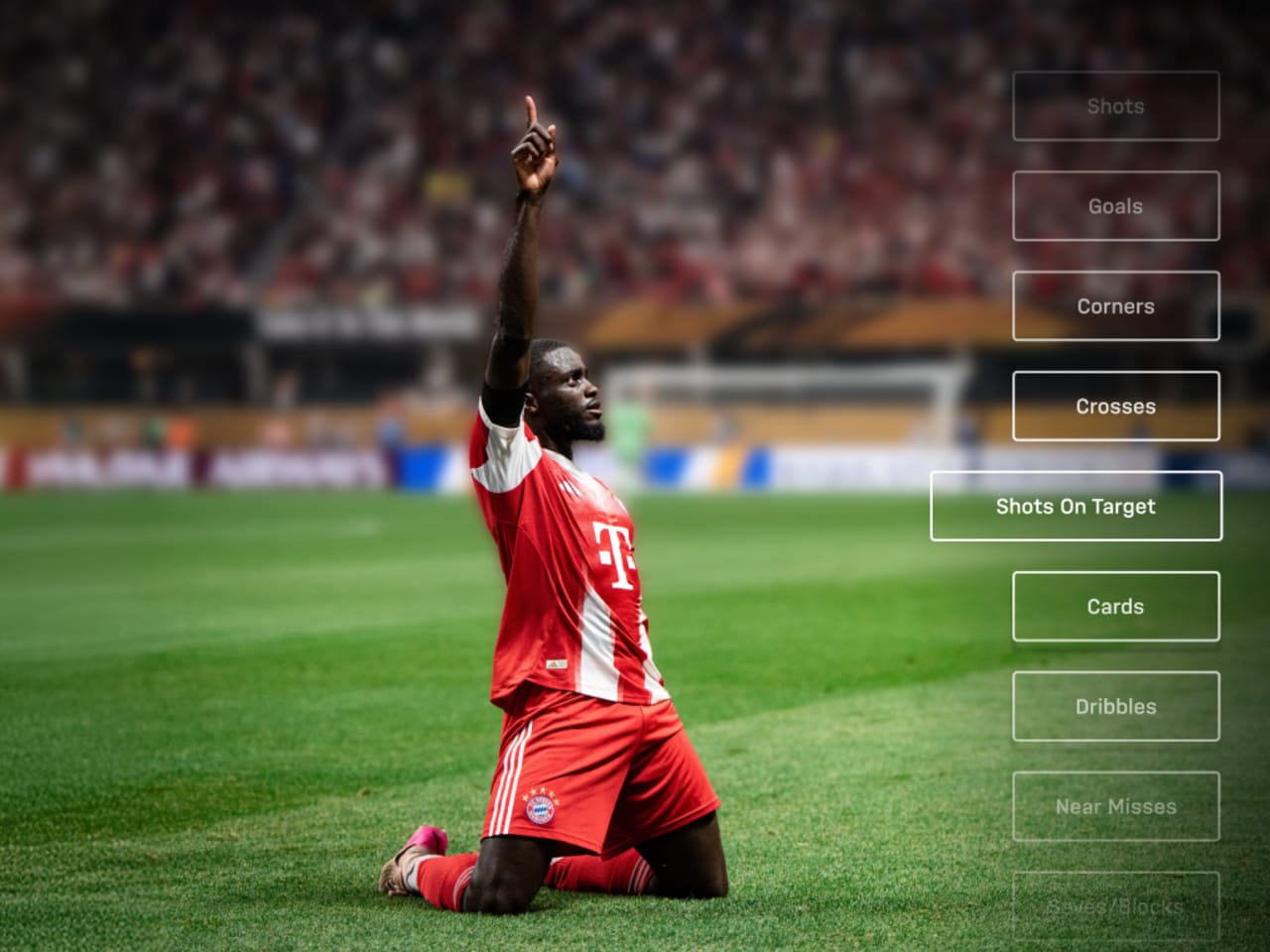 Image showing FC Bayern Player Dayot Upamecano on the pitch