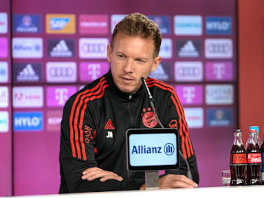 Julian Nagelsmann Pressetalk FC Bayern