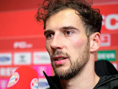 Leon Goretzka interview after 1. FC Köln vs. FC Bayern