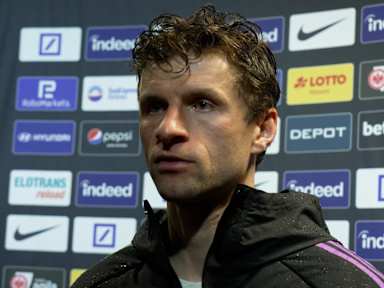 Thomas Müller in interview after Eintracht Frankfurt vs. FC Bayern