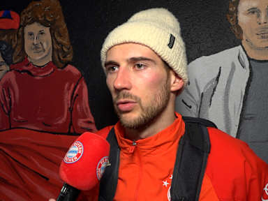 Leon Goretzka interview after Bayern's friendly against Basel