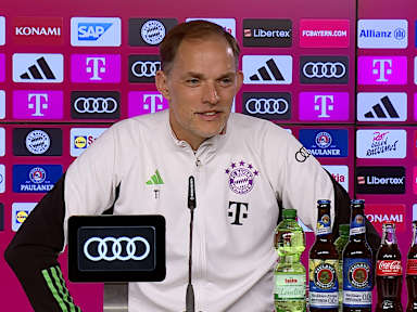 Thomas Tuchel comparece en la rueda de prensa del FC Bayern
