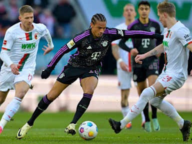 Spielszene aus der Bundesliga-Partie FC Augsburg - FC Bayern