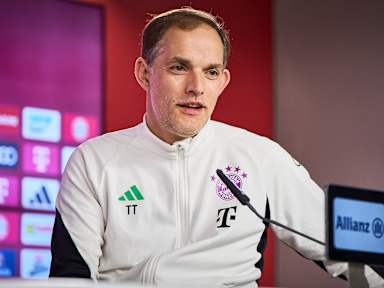 Thomas Tuchel habla en la rueda de prensa del FC Bayern