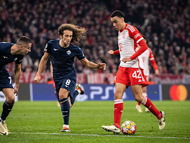 Spielszene des Champions League-Duells FC Bayern vs. Lazio Rom