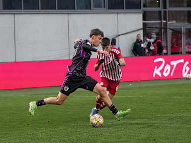 FC Bayern U19, Olympiakos Piräus U19, Youth League, Achtelfinale