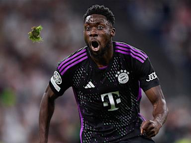 Alphonso Davies erzielte das FC Bayern Tor des Monats Mai 2024