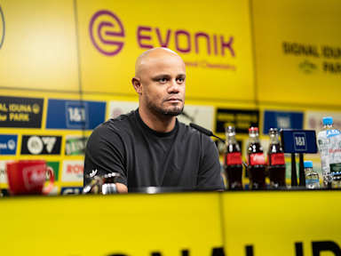 Vincent Kompany press conference Bayern Borussia Dortmund