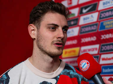 Josip Stanisic interviewed after the match at SC Freiburg