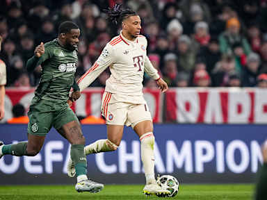 Spielszene aus der Partie FC Bayern gegen Celtic Glasgow