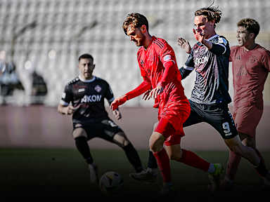 Luca Denk im Spiel der FC Bayern Amateure gegen die FC Würzburger Kickers