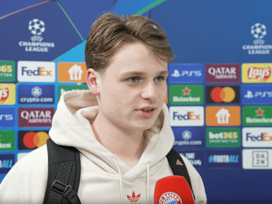 Jonas Urbig Interview Champions League Bayern Bayer Leverkusen
