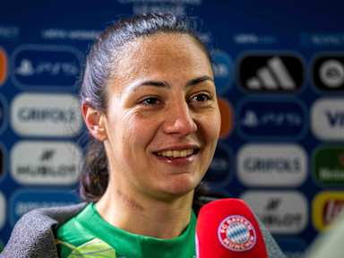 Maria Luisa Grohs nach dem Hinspiel im UWCL-Viertelfinale gegen Lyon im Interview.