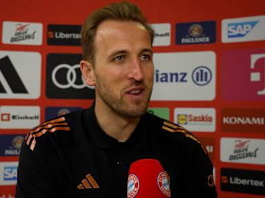 Harry Kane im Interview nach dem Spiel gegen St. Pauli