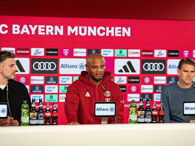 Vincent Kompany en la sala de prensa