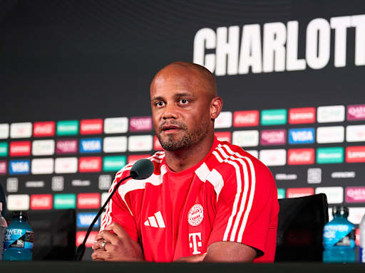 Alt-Tag: Vincent Kompany spricht auf der PK vor dem Spiel gegen Benfica Lissabon