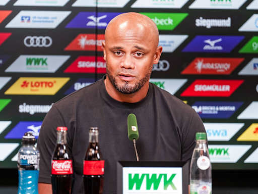 Vincent Kompany press conference Augsburg.