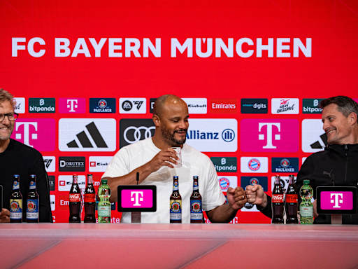 Head coach Vincent Kompany spoke at his press conference after Bayern's Bundesliga game at home to St. Pauli.