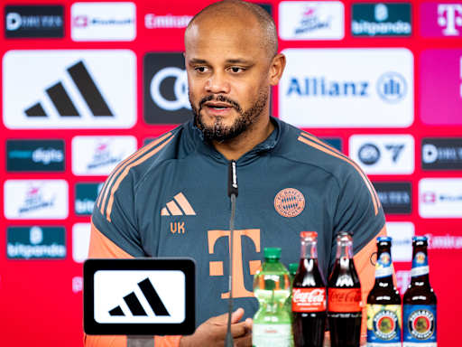 Vincent Kompany in the press conference ahead of FC Bayern's game at 1. FC Köln