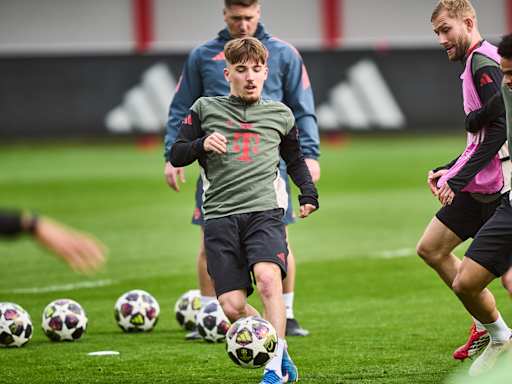 Lennart Karl Bayern training Atalanta