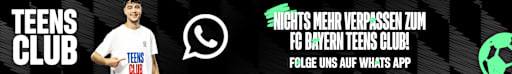 Nichts mehr verpassen zum FC Bayern TEENS CLUB! Folge und auf WhatsApp